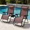Best Choice Products Set of 2 Extra Wide Zero Gravity Lounge Chair Recliners w/ Cup Holder